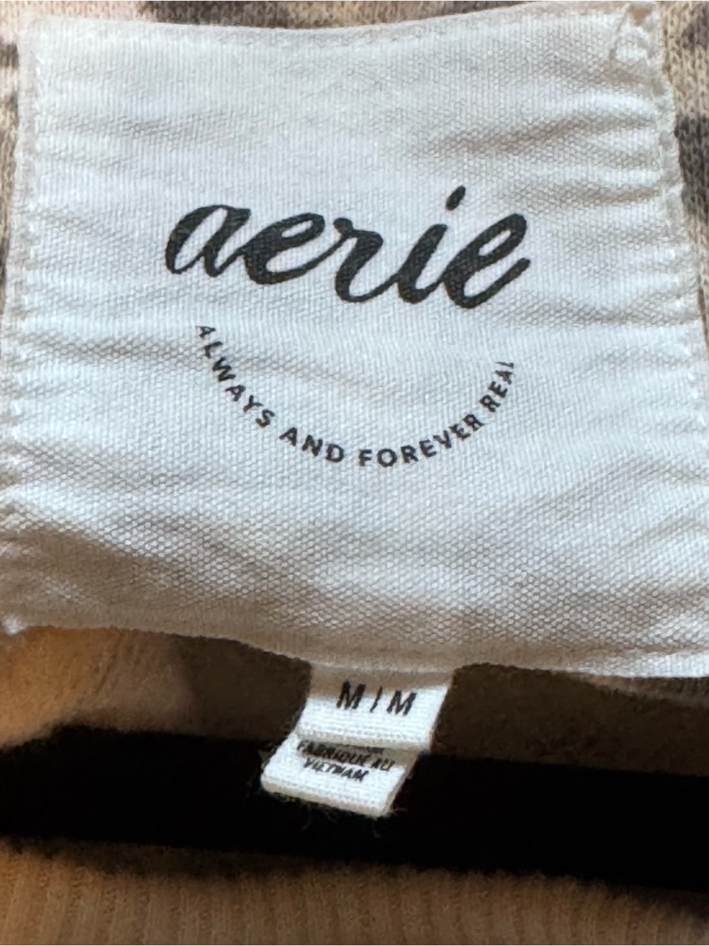 Aerie Always & Forever Soft Leopard Print Pullover Sweatshirt Medium NWOT - Picture 4 of 4